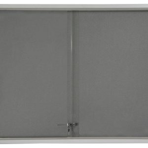 Lockable Glass Sliding Notice Board 4Ft x 3Ft – Secure, Stylish, and Customizable