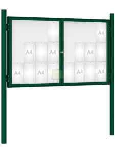 8ft x 4ft Outdoor Lockable Notice Board – Secure, Stylish & Weatherproof