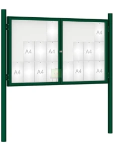 8ft x 4ft Outdoor Lockable Notice Board – Secure, Stylish & Weatherproof