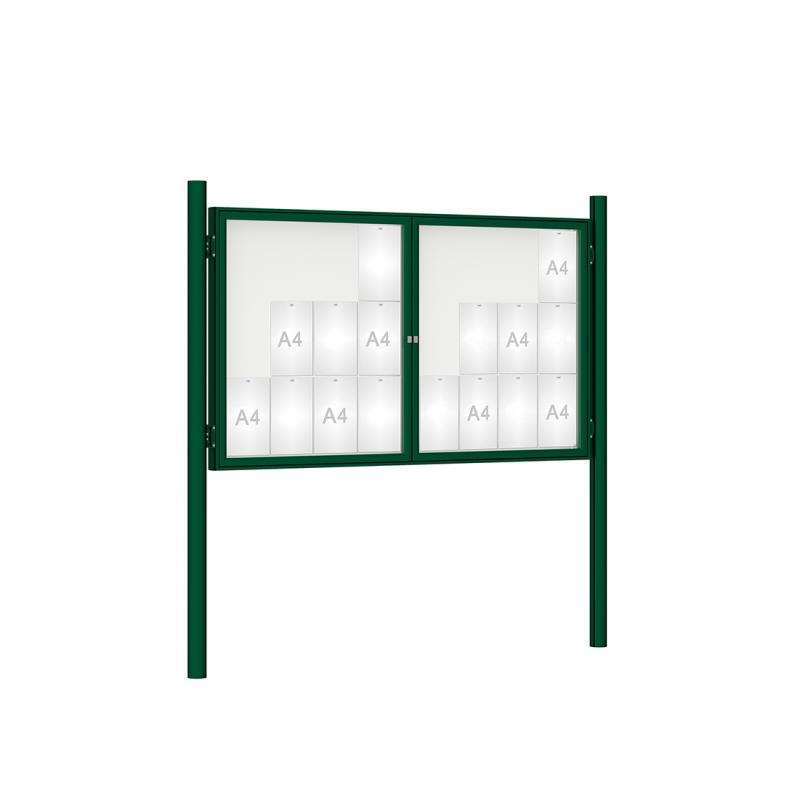 8ft x 4ft Outdoor Lockable Notice Board – Secure, Stylish & Weatherproof