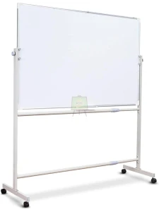 Double-Sided Magnetic Whiteboard with Mobile Stand – 120cm x 90cm (4ft x 3ft)