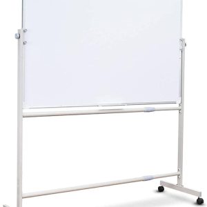 Double-Sided Magnetic Whiteboard with Mobile Stand – 120cm x 90cm (4ft x 3ft)