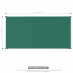 Green Board | 240cm x 120cm (8ft x 4ft) | Matte Finish for Reduced Glare - Image 2