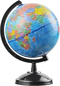 World Globe 20cm for Offices: Elevate Your Space with Timeless Elegance and Functionality
