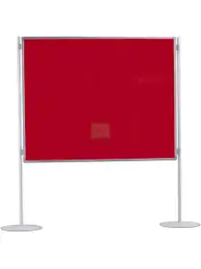 Free Standing Double Sided Noticeboard | 8ft x 4ft | Sturdy, Mobile Display for High-Traffic Areas