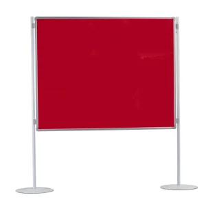 Free Standing Double Sided Noticeboard | 8ft x 4ft | Sturdy, Mobile Display for High-Traffic Areas