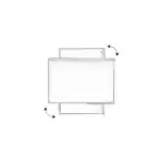 Compact Light-Duty Imported Whiteboard – 60cm x 45cm  Elevate Your Productivity in Any Space - Image 3