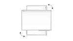 Compact Light-Duty Imported Whiteboard – 60cm x 45cm Elevate Your Productivity in Any Space - Image 3