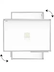 Compact Light-Duty Imported Whiteboard – 60cm x 45cm Elevate Your Productivity in Any Space