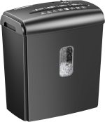Strip Cut 8-Sheet Paper Shredder: Secure, Compact, and Efficient