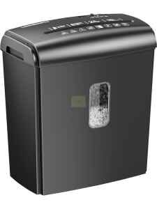 Strip Cut 8-Sheet Paper Shredder: Secure, Compact, and Efficient