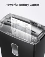 Strip Cut 8-Sheet Paper Shredder: Secure, Compact, and Efficient - Image 2