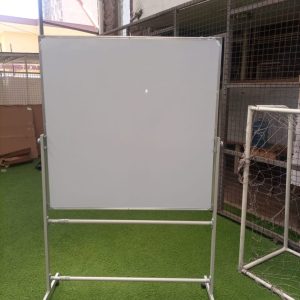 Magnetic Whiteboard 1200mm x 1200mm (4ft x 4ft) with Stand – Versatile & Portable Presentation Tool