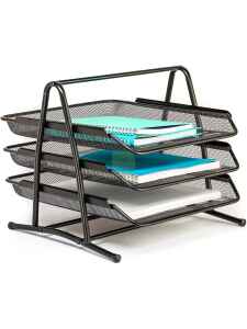 3-Tier Mesh Desk Tray – Organize Your Workspace with Style