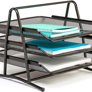 3-Tier Document Tray – Sleek & Functional Desk Organizer