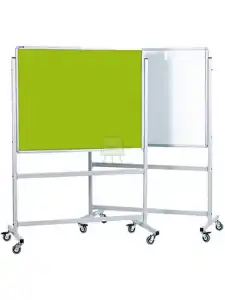 Mobile Pin Board on Wheels – 120cm x 90cm – Adjustable & Durable