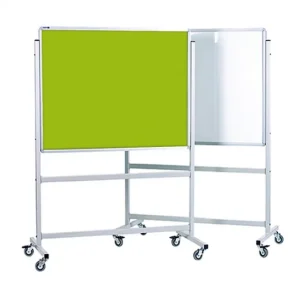 Mobile Pin Board on Wheels – 120cm x 90cm – Adjustable & Durable