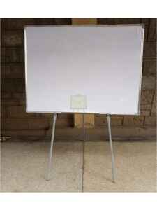 Imported Magnetic Whiteboard (3ft x 4ft) with Heavy-Duty Stand