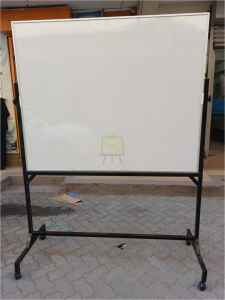 Heavy-Duty Mobile Whiteboard with Stand – 5ft x 4ft Ideal for Office Collaboration